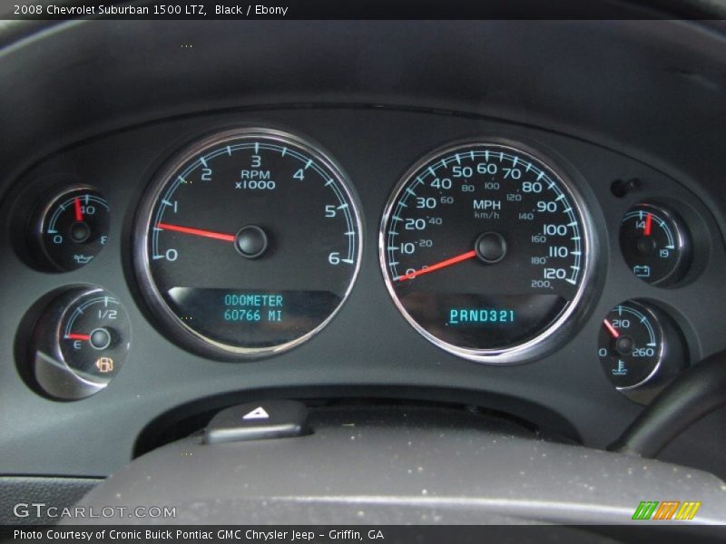 Black / Ebony 2008 Chevrolet Suburban 1500 LTZ