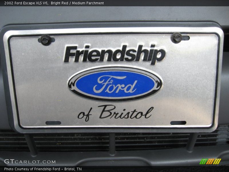 Bright Red / Medium Parchment 2002 Ford Escape XLS V6