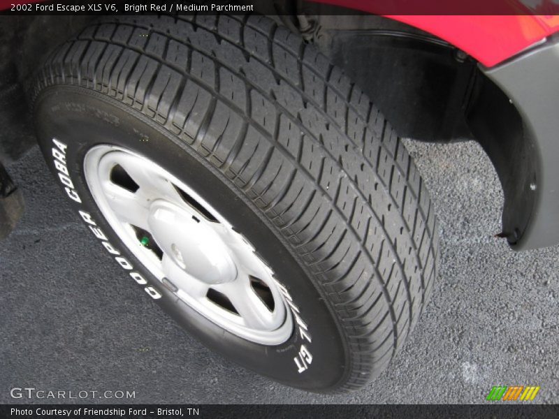 Bright Red / Medium Parchment 2002 Ford Escape XLS V6