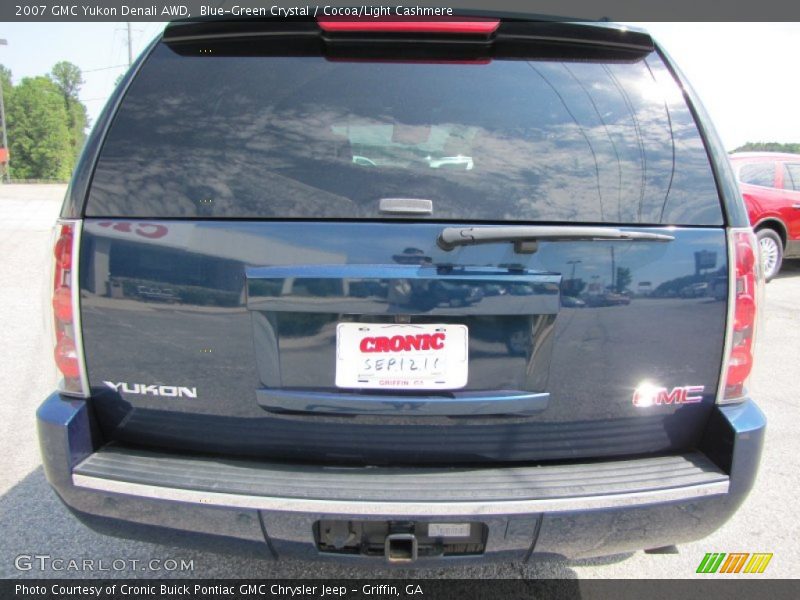Blue-Green Crystal / Cocoa/Light Cashmere 2007 GMC Yukon Denali AWD