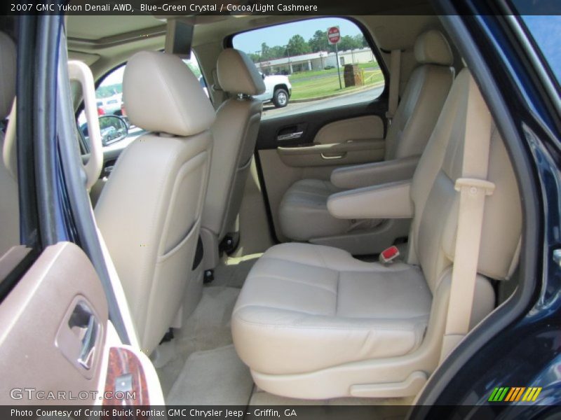 Blue-Green Crystal / Cocoa/Light Cashmere 2007 GMC Yukon Denali AWD