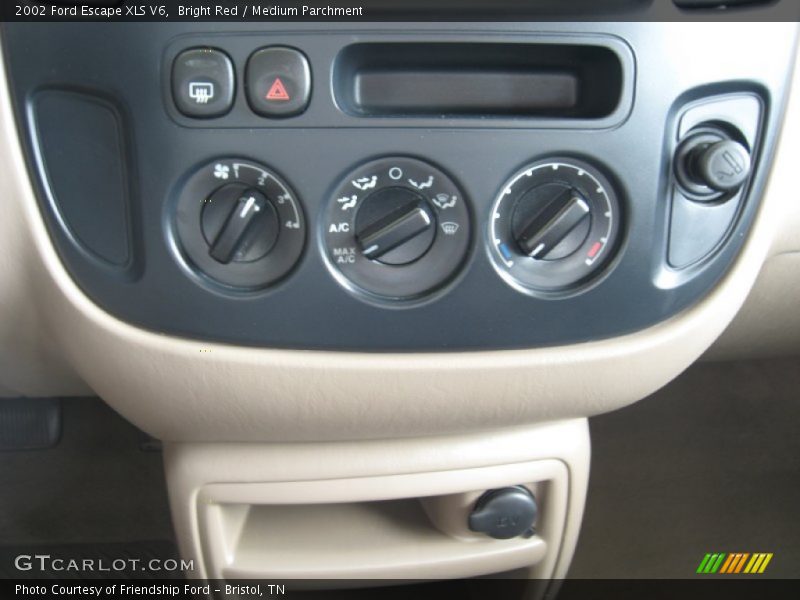 Controls of 2002 Escape XLS V6