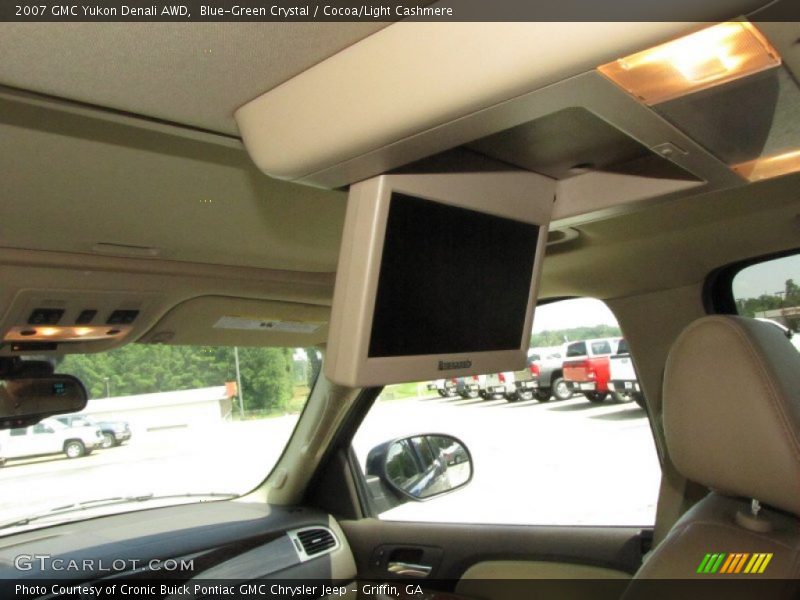 Blue-Green Crystal / Cocoa/Light Cashmere 2007 GMC Yukon Denali AWD