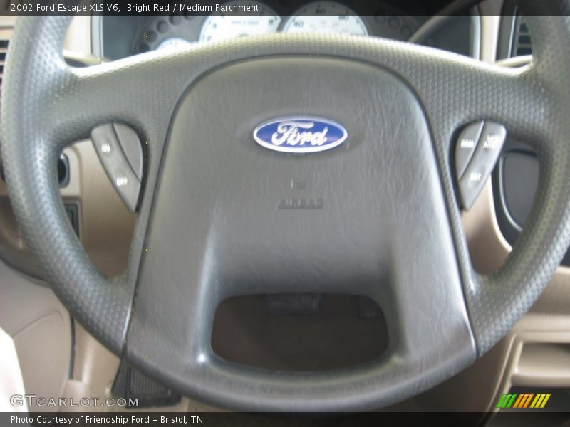 Bright Red / Medium Parchment 2002 Ford Escape XLS V6