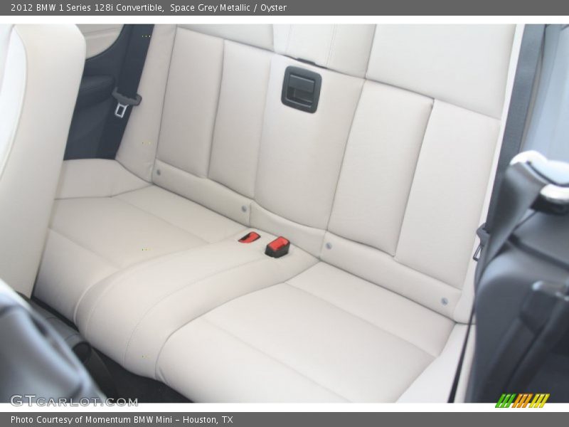 Space Grey Metallic / Oyster 2012 BMW 1 Series 128i Convertible
