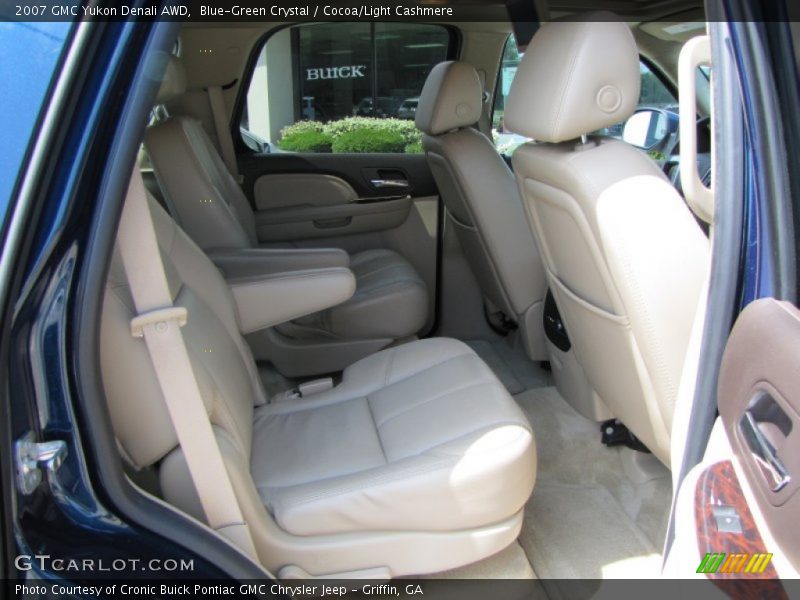 Blue-Green Crystal / Cocoa/Light Cashmere 2007 GMC Yukon Denali AWD