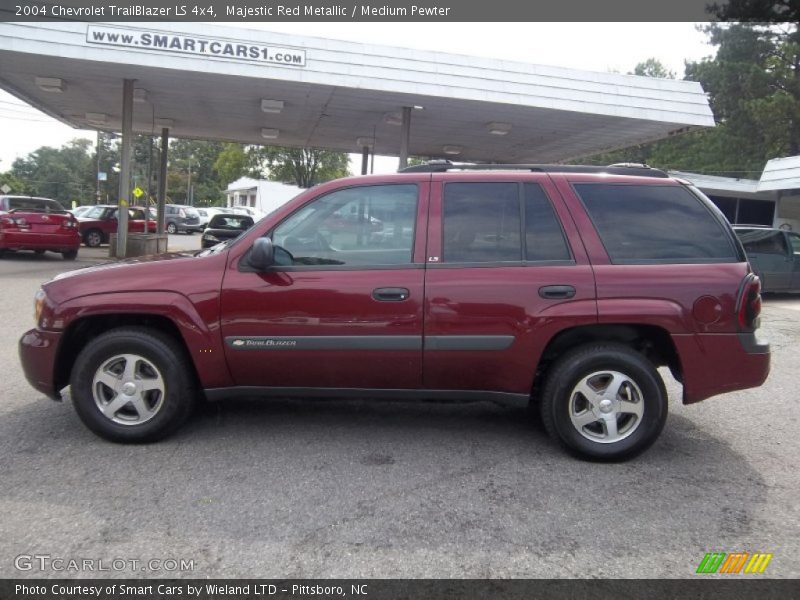 Majestic Red Metallic / Medium Pewter 2004 Chevrolet TrailBlazer LS 4x4