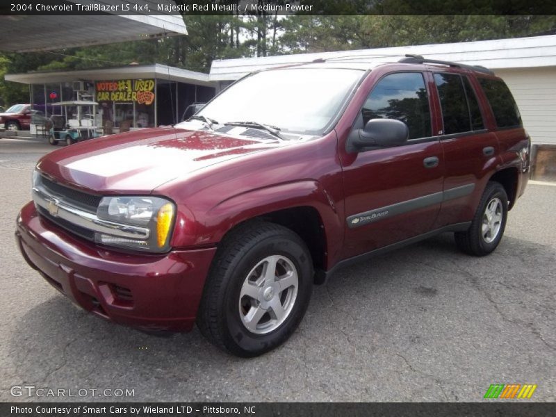 Majestic Red Metallic / Medium Pewter 2004 Chevrolet TrailBlazer LS 4x4