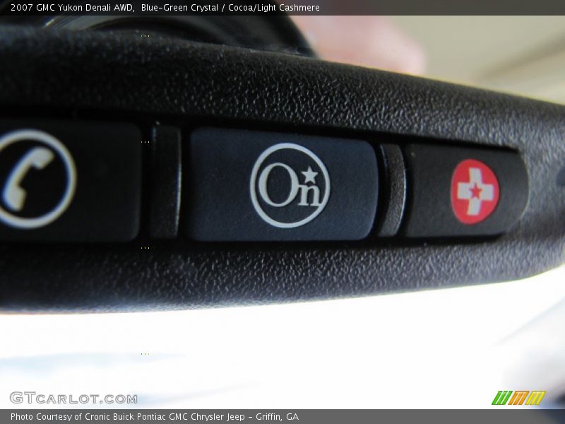 Blue-Green Crystal / Cocoa/Light Cashmere 2007 GMC Yukon Denali AWD