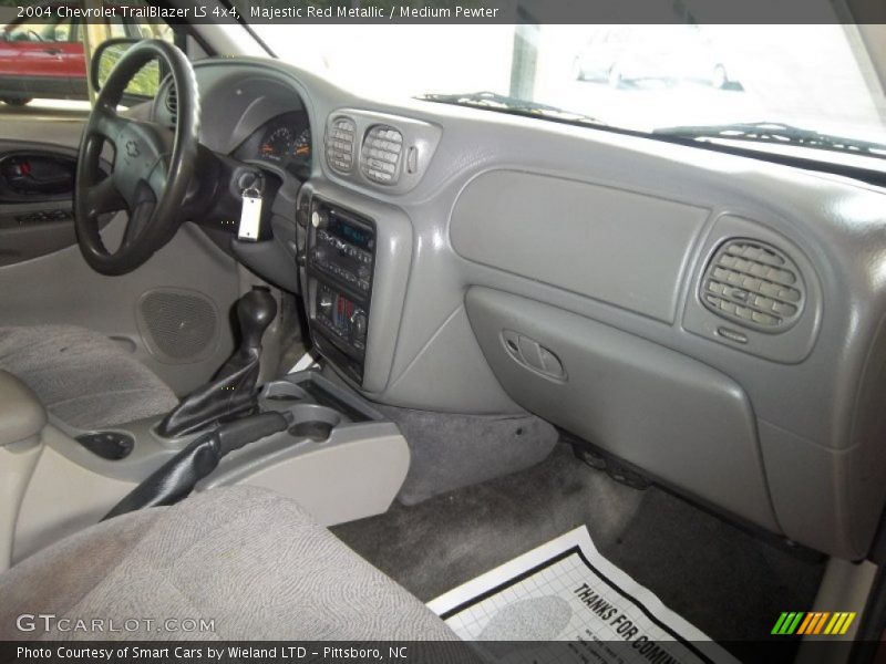 Majestic Red Metallic / Medium Pewter 2004 Chevrolet TrailBlazer LS 4x4
