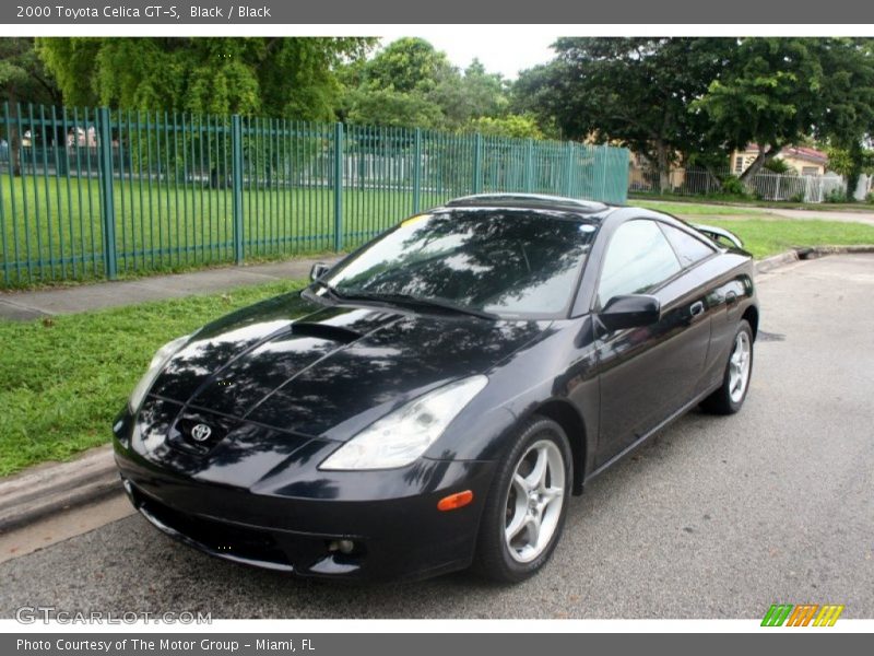 Black / Black 2000 Toyota Celica GT-S