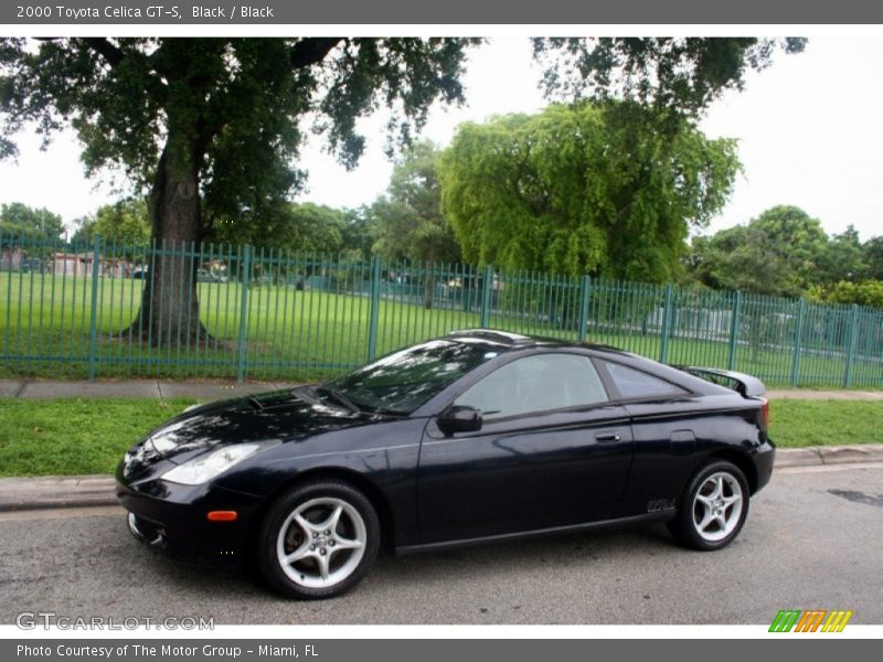 Black / Black 2000 Toyota Celica GT-S