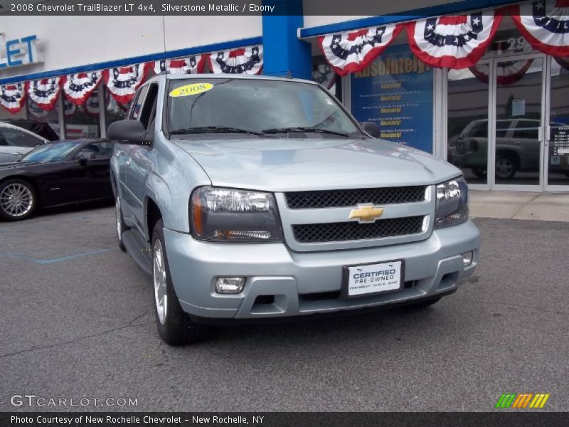 Silverstone Metallic / Ebony 2008 Chevrolet TrailBlazer LT 4x4