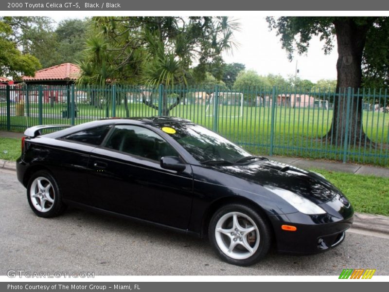 Black / Black 2000 Toyota Celica GT-S