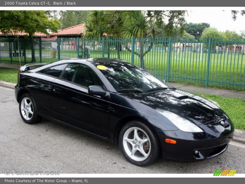 Black / Black 2000 Toyota Celica GT-S