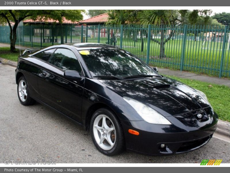 Black / Black 2000 Toyota Celica GT-S