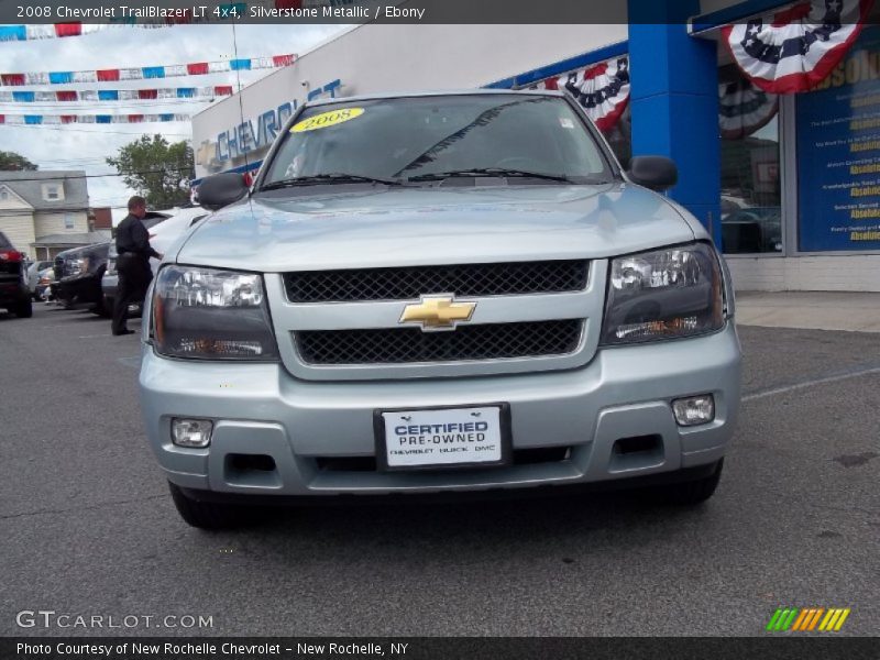 Silverstone Metallic / Ebony 2008 Chevrolet TrailBlazer LT 4x4
