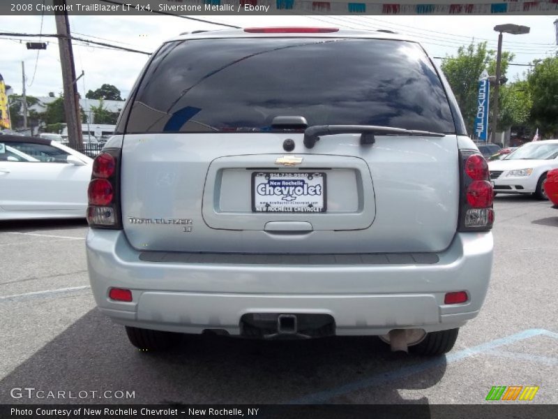 Silverstone Metallic / Ebony 2008 Chevrolet TrailBlazer LT 4x4