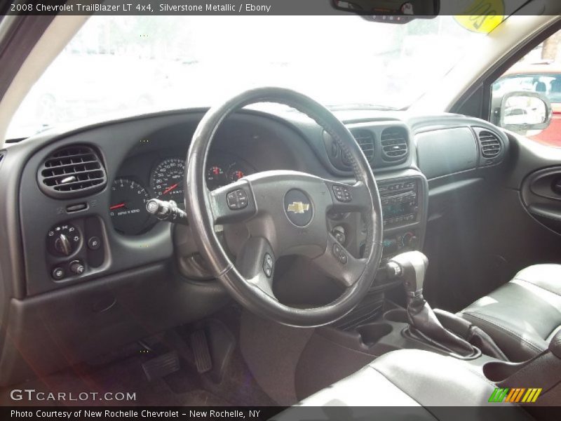 Silverstone Metallic / Ebony 2008 Chevrolet TrailBlazer LT 4x4