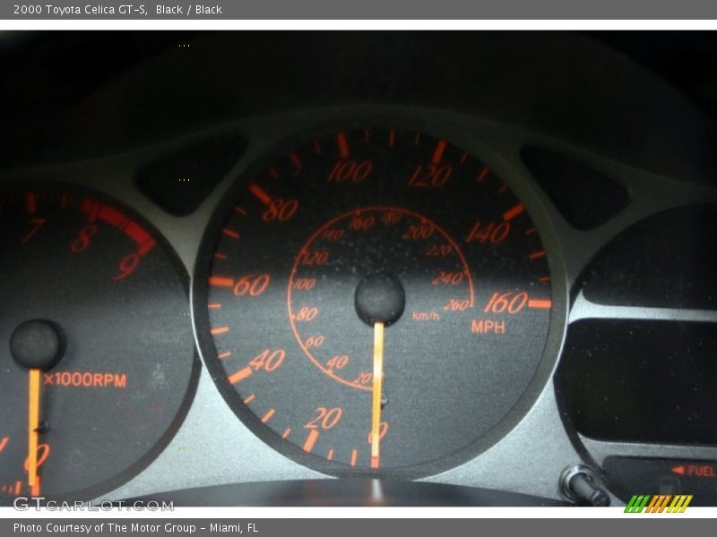 Black / Black 2000 Toyota Celica GT-S