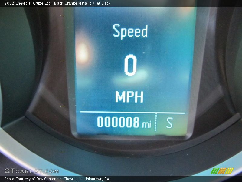 Black Granite Metallic / Jet Black 2012 Chevrolet Cruze Eco