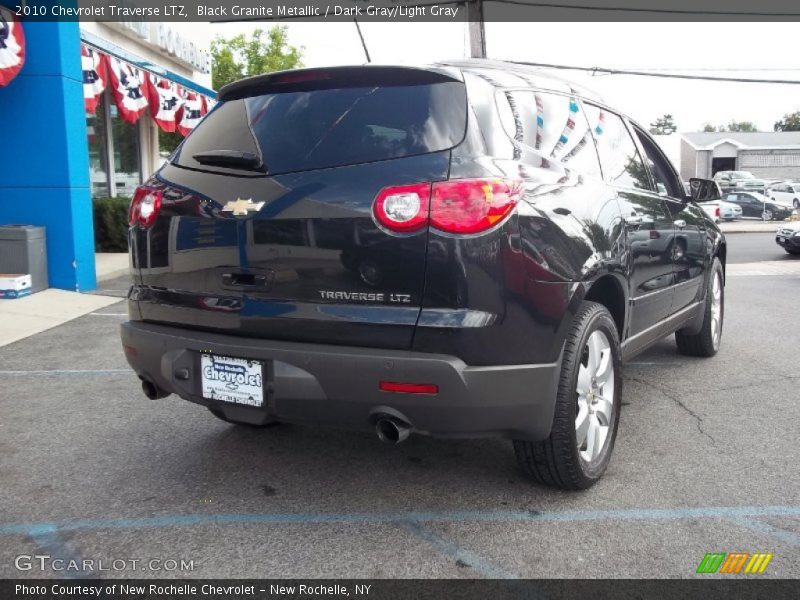 Black Granite Metallic / Dark Gray/Light Gray 2010 Chevrolet Traverse LTZ