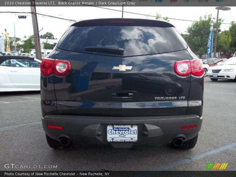 Black Granite Metallic / Dark Gray/Light Gray 2010 Chevrolet Traverse LTZ