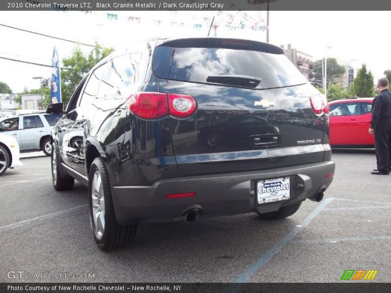 Black Granite Metallic / Dark Gray/Light Gray 2010 Chevrolet Traverse LTZ