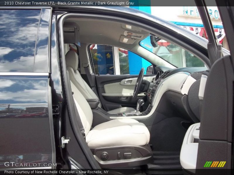 Black Granite Metallic / Dark Gray/Light Gray 2010 Chevrolet Traverse LTZ