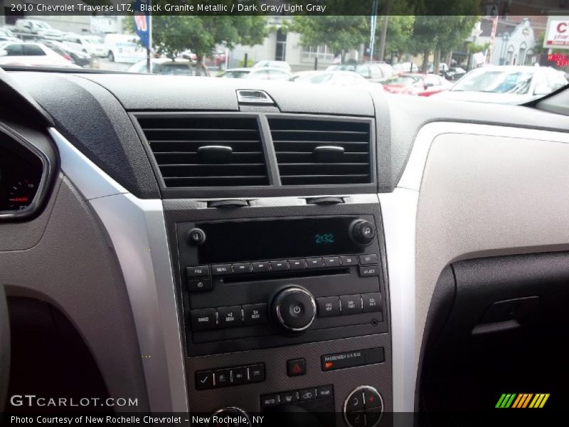 Black Granite Metallic / Dark Gray/Light Gray 2010 Chevrolet Traverse LTZ