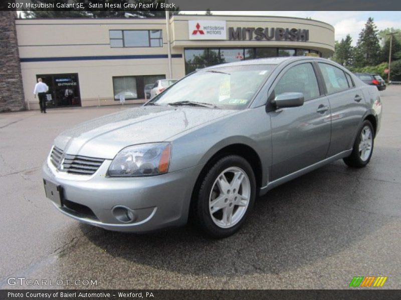 Satin Mesai Gray Pearl / Black 2007 Mitsubishi Galant SE
