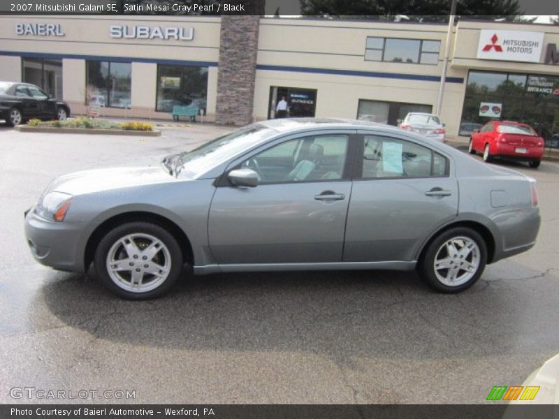 Satin Mesai Gray Pearl / Black 2007 Mitsubishi Galant SE