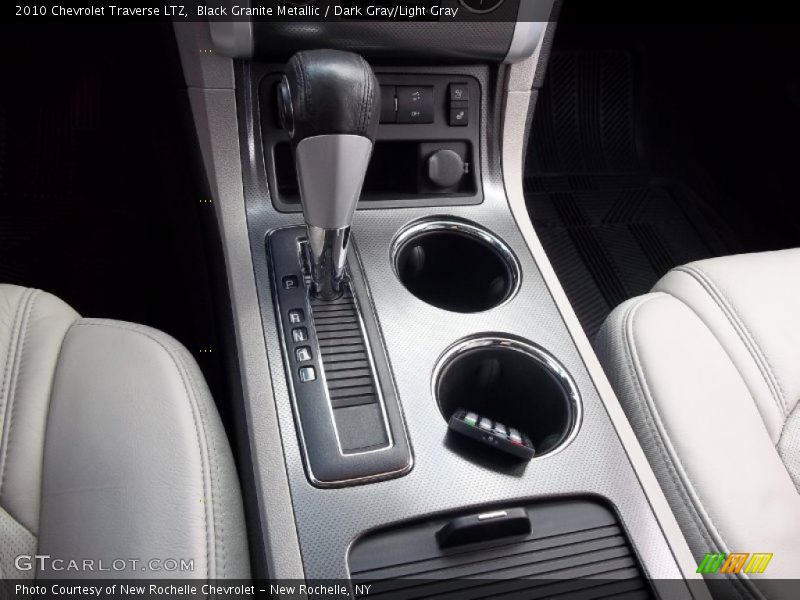 Black Granite Metallic / Dark Gray/Light Gray 2010 Chevrolet Traverse LTZ