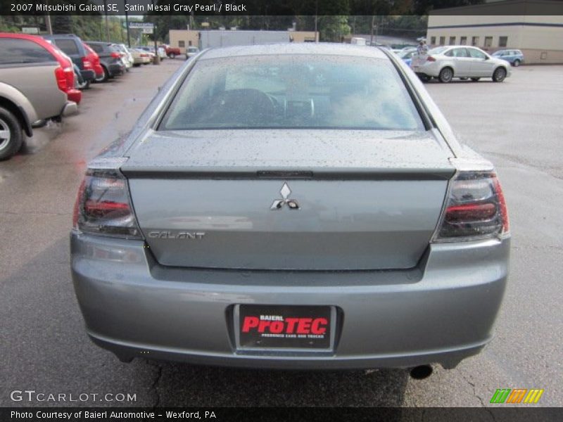Satin Mesai Gray Pearl / Black 2007 Mitsubishi Galant SE