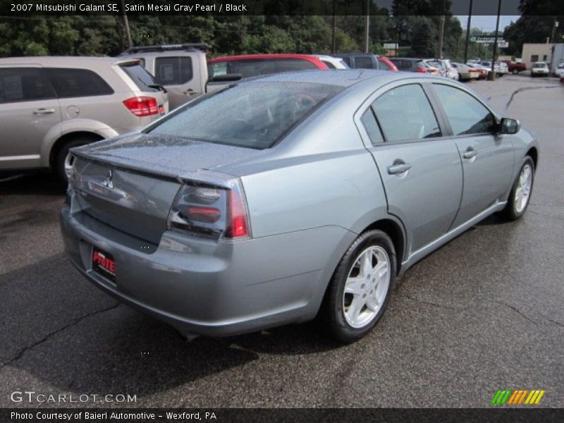 Satin Mesai Gray Pearl / Black 2007 Mitsubishi Galant SE