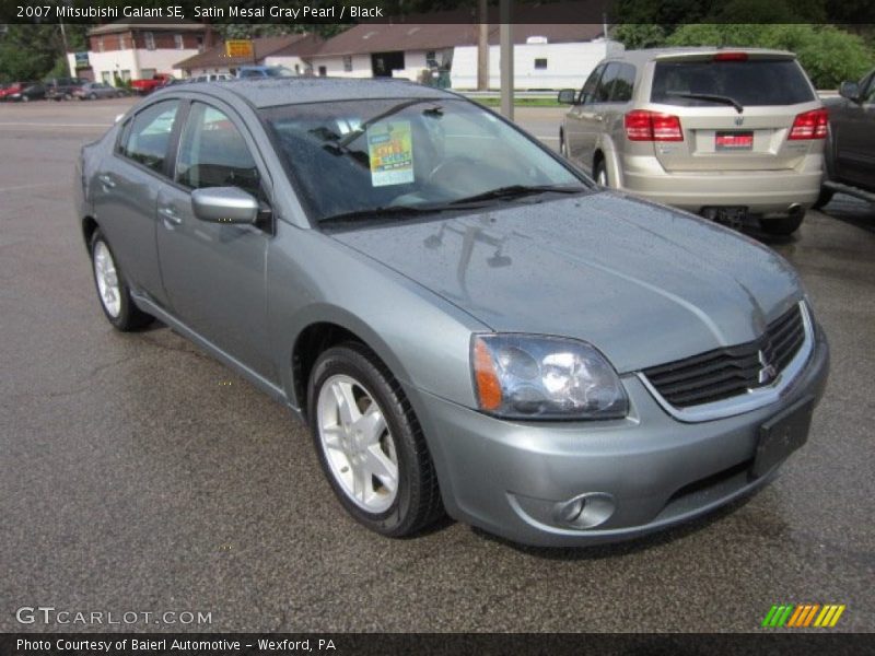 Satin Mesai Gray Pearl / Black 2007 Mitsubishi Galant SE