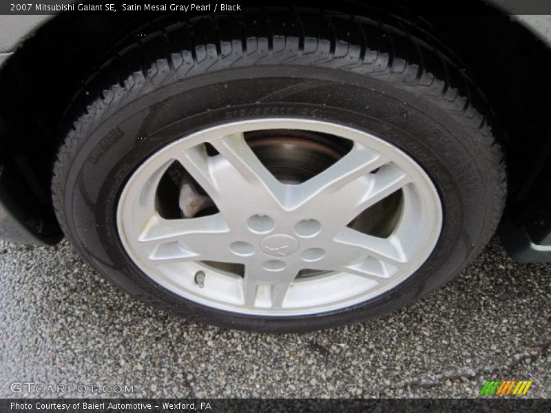 Satin Mesai Gray Pearl / Black 2007 Mitsubishi Galant SE