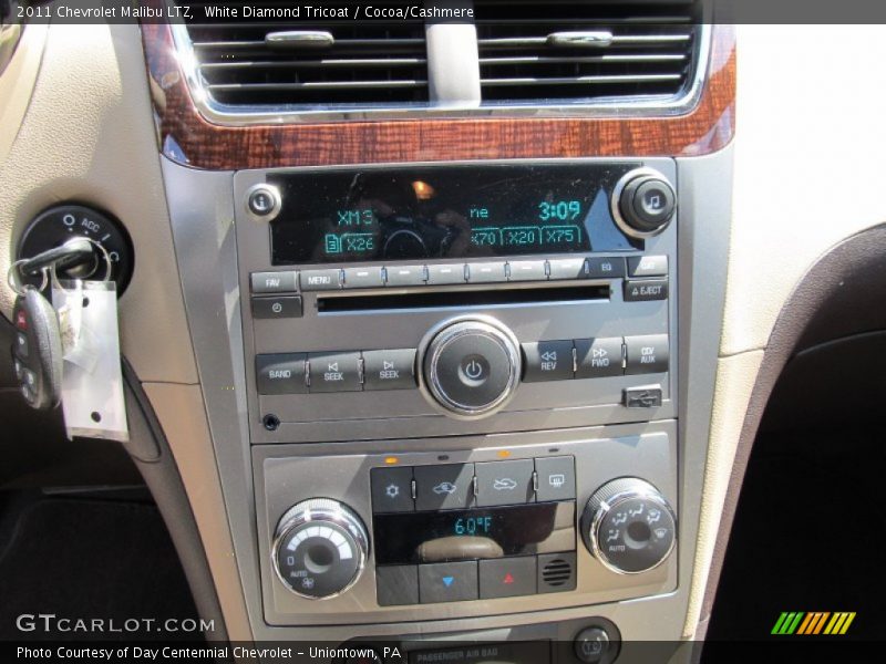 White Diamond Tricoat / Cocoa/Cashmere 2011 Chevrolet Malibu LTZ