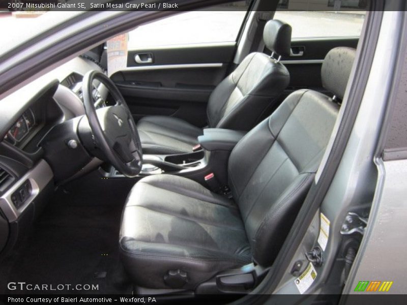 Satin Mesai Gray Pearl / Black 2007 Mitsubishi Galant SE