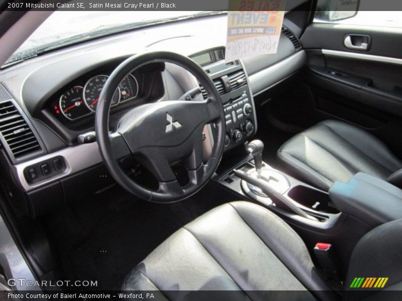 Satin Mesai Gray Pearl / Black 2007 Mitsubishi Galant SE