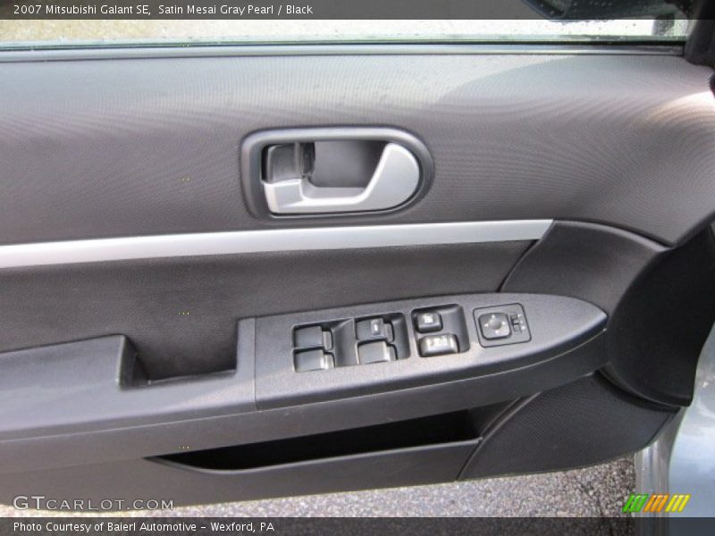 Satin Mesai Gray Pearl / Black 2007 Mitsubishi Galant SE