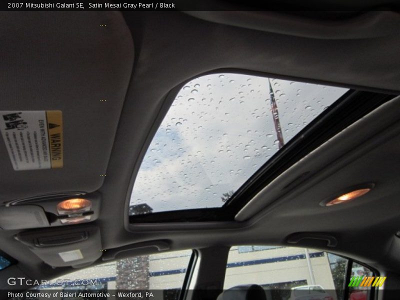Satin Mesai Gray Pearl / Black 2007 Mitsubishi Galant SE