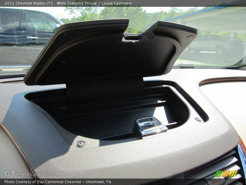 White Diamond Tricoat / Cocoa/Cashmere 2011 Chevrolet Malibu LTZ