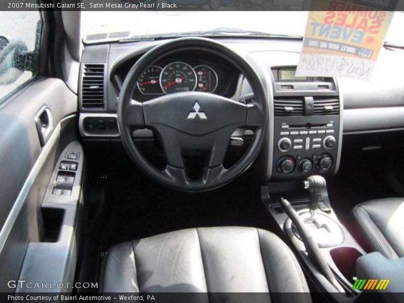 Satin Mesai Gray Pearl / Black 2007 Mitsubishi Galant SE