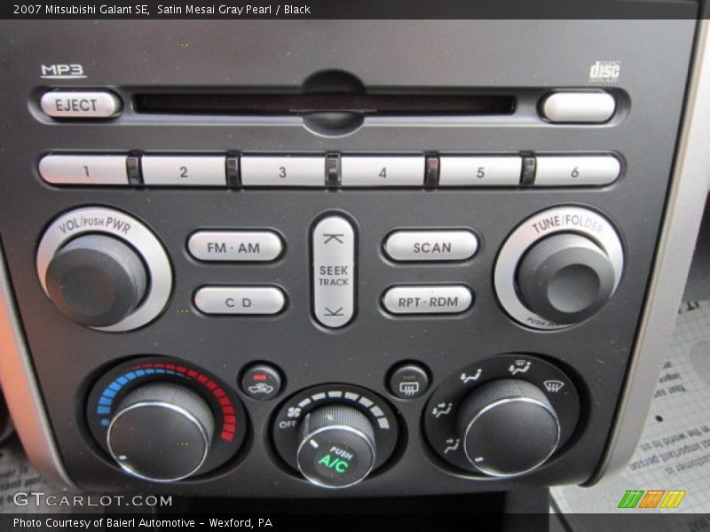 Satin Mesai Gray Pearl / Black 2007 Mitsubishi Galant SE