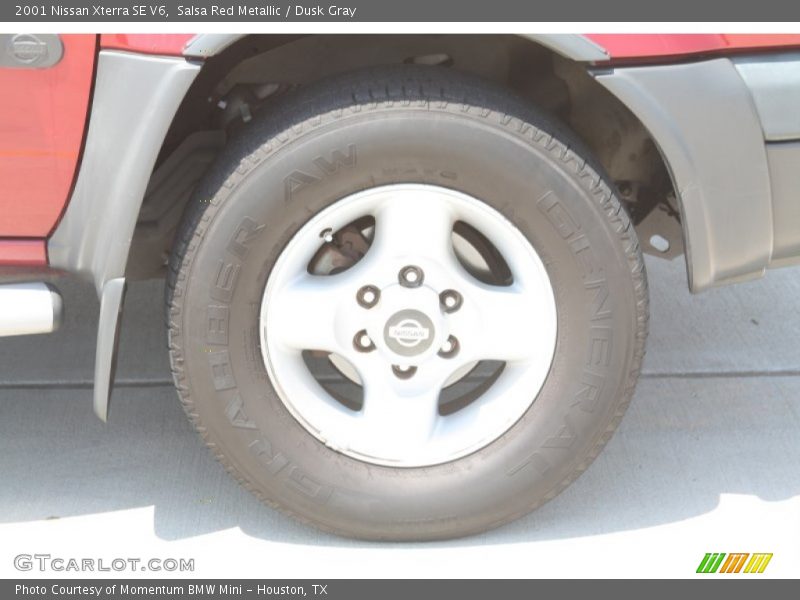 Salsa Red Metallic / Dusk Gray 2001 Nissan Xterra SE V6
