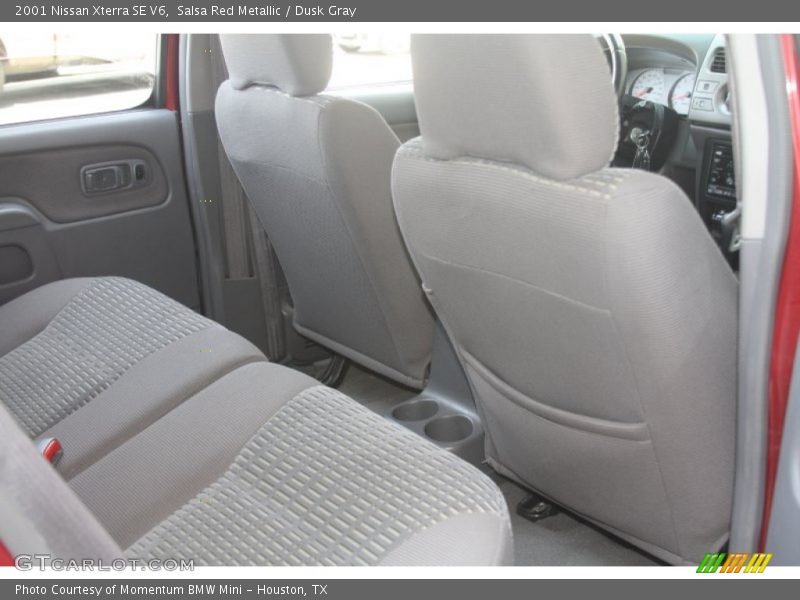 Salsa Red Metallic / Dusk Gray 2001 Nissan Xterra SE V6