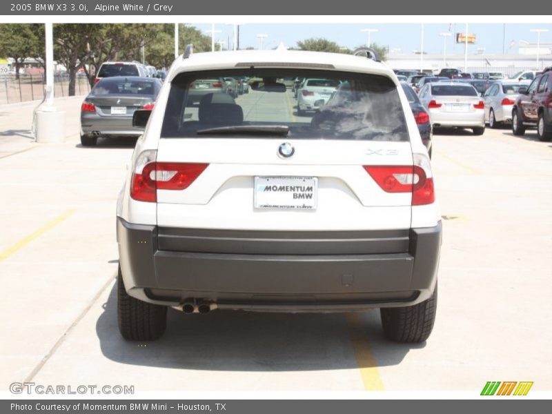 Alpine White / Grey 2005 BMW X3 3.0i