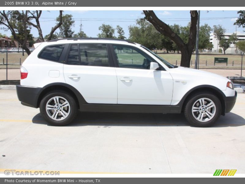 Alpine White / Grey 2005 BMW X3 3.0i