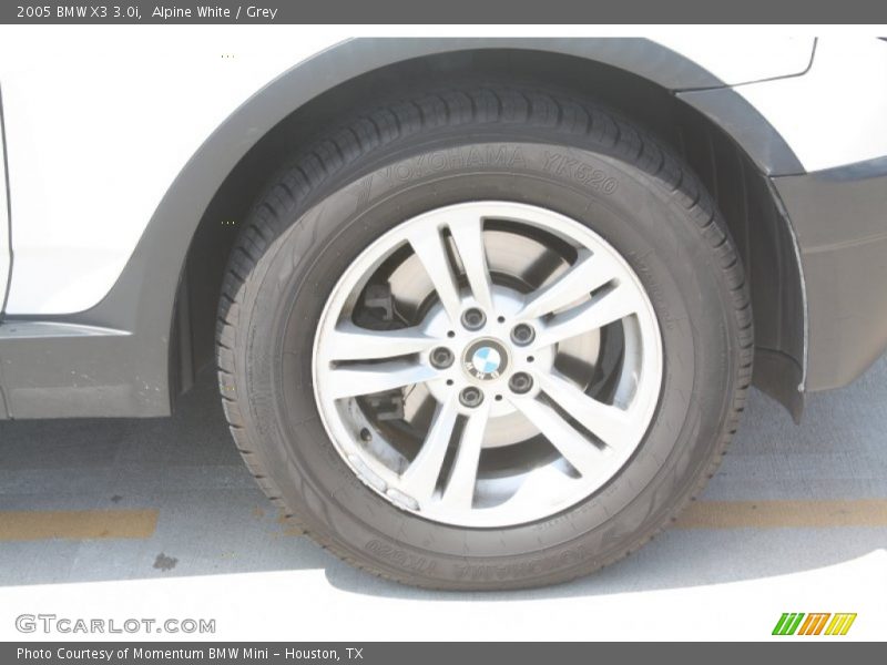 Alpine White / Grey 2005 BMW X3 3.0i